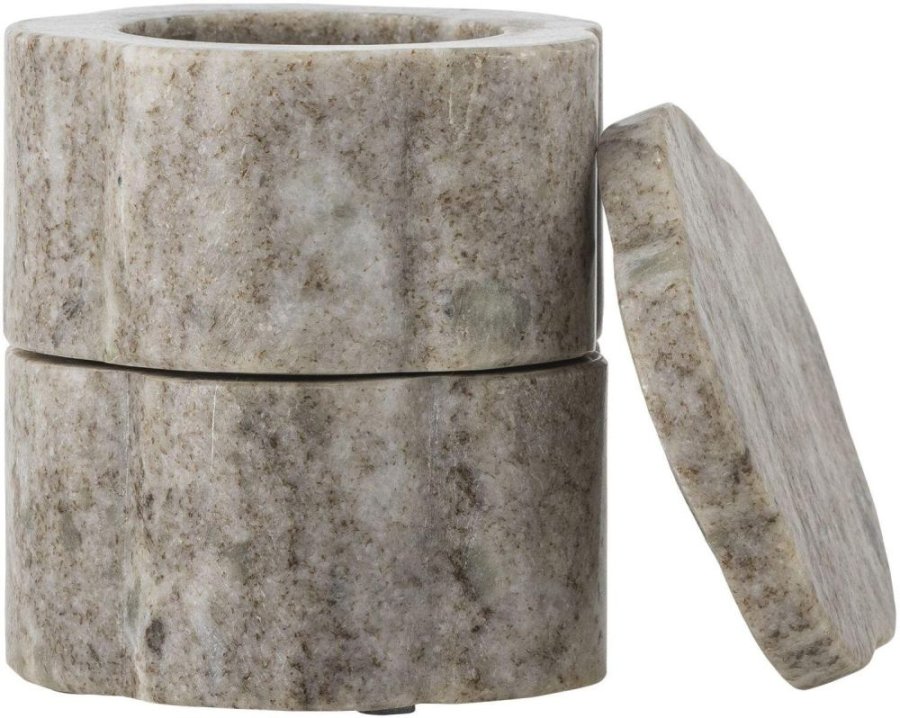 Bloomingville Nezli Bonbonniere H11,5 cm, Marmor