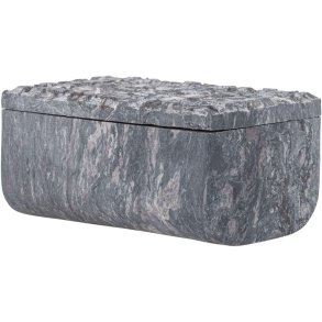 Bloomingville Nubia Box mit Deckel 15 cm, Grau