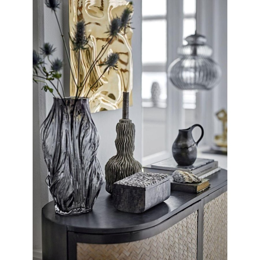 Bloomingville Nubia Box mit Deckel 15 cm, Grau