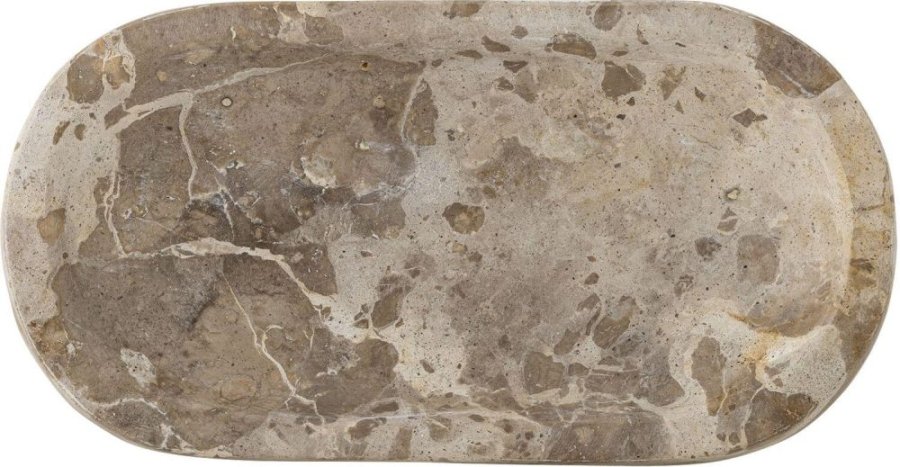Bloomingville Shao Tablett 24,5 cm, Marmor