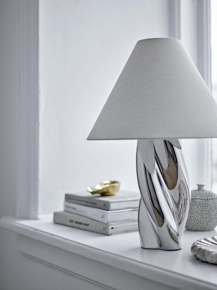 Bloomingville Silva Tischlampe H49 cm, Silber