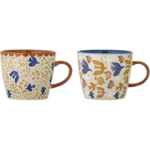 Bloomingville Anniversary Tasse 2er Set 30 cl, Braun