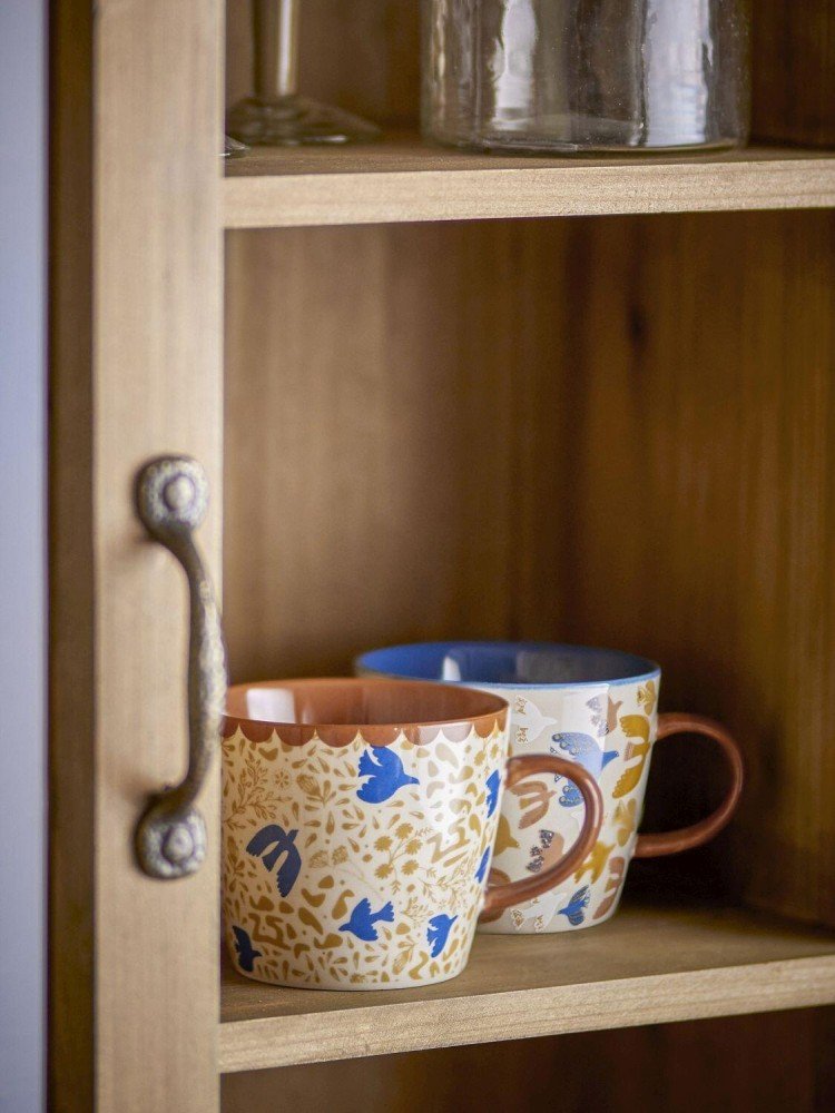 Bloomingville Anniversary Tasse 2er Set 30 cl, Braun