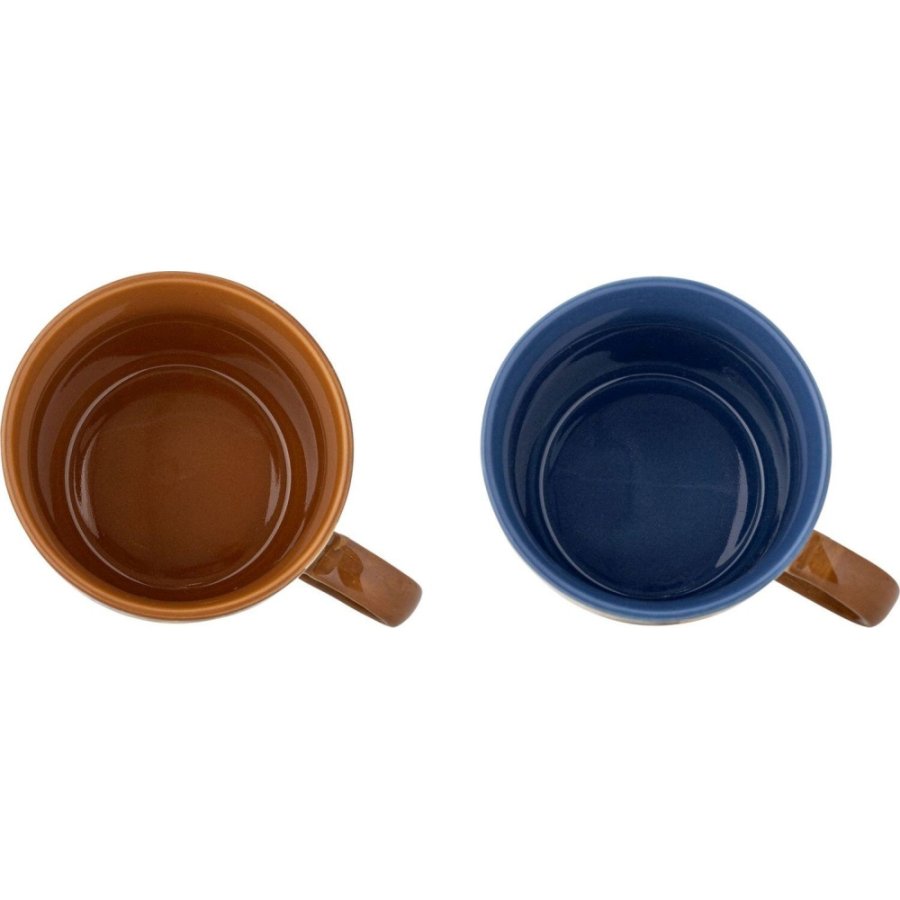 Bloomingville Anniversary Tasse 2er Set 30 cl, Braun