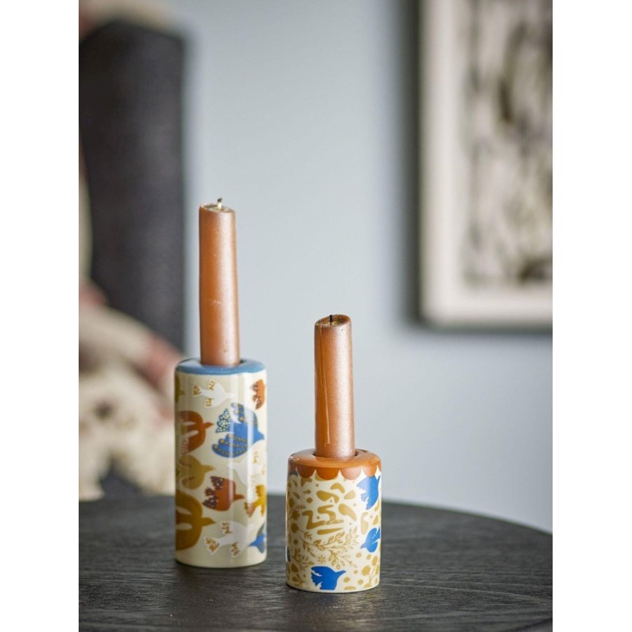 Bloomingville Anniversary Kerzenhalter 2er Set, Braun