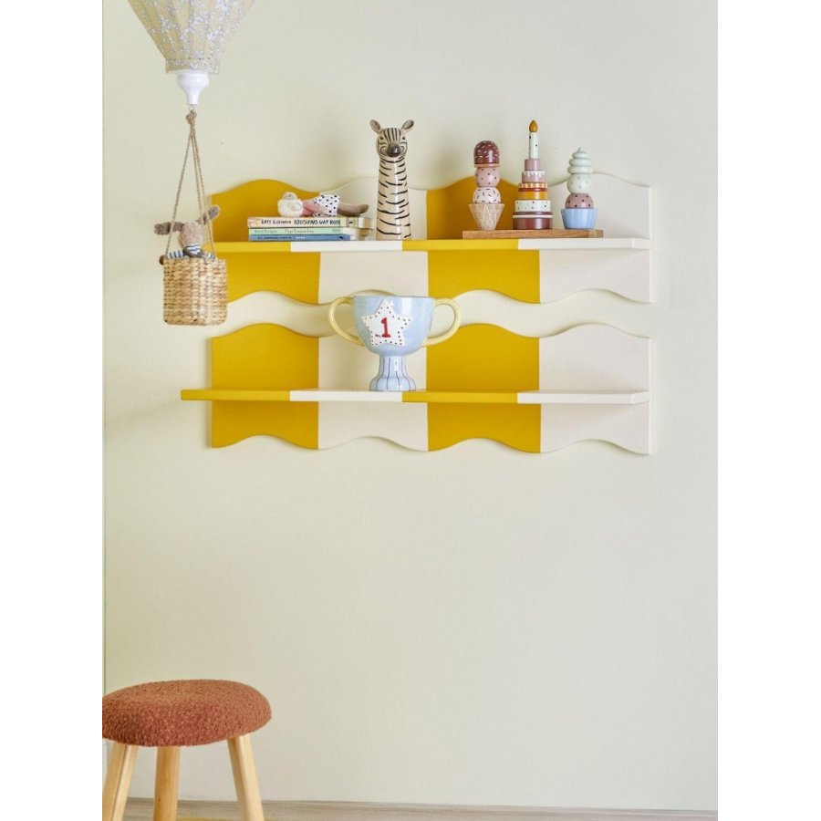 Bloomingville Mini Bubbi Wandregale 80 cm, Gelb