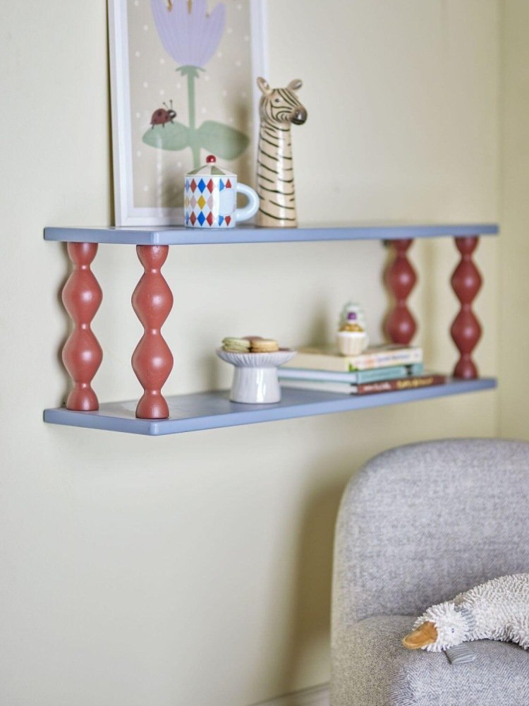 Bloomingville Mini Bibiola Wandregale 80 cm, Blau