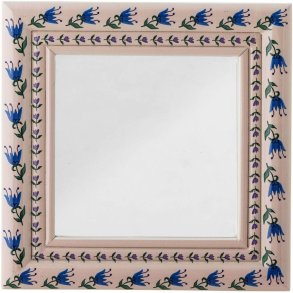 Bloomingville Badia Wandspiegel 30x30 cm, Rosa
