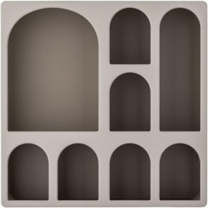 Bloomingville Graphia Bcherregal 48x48 cm, Braun