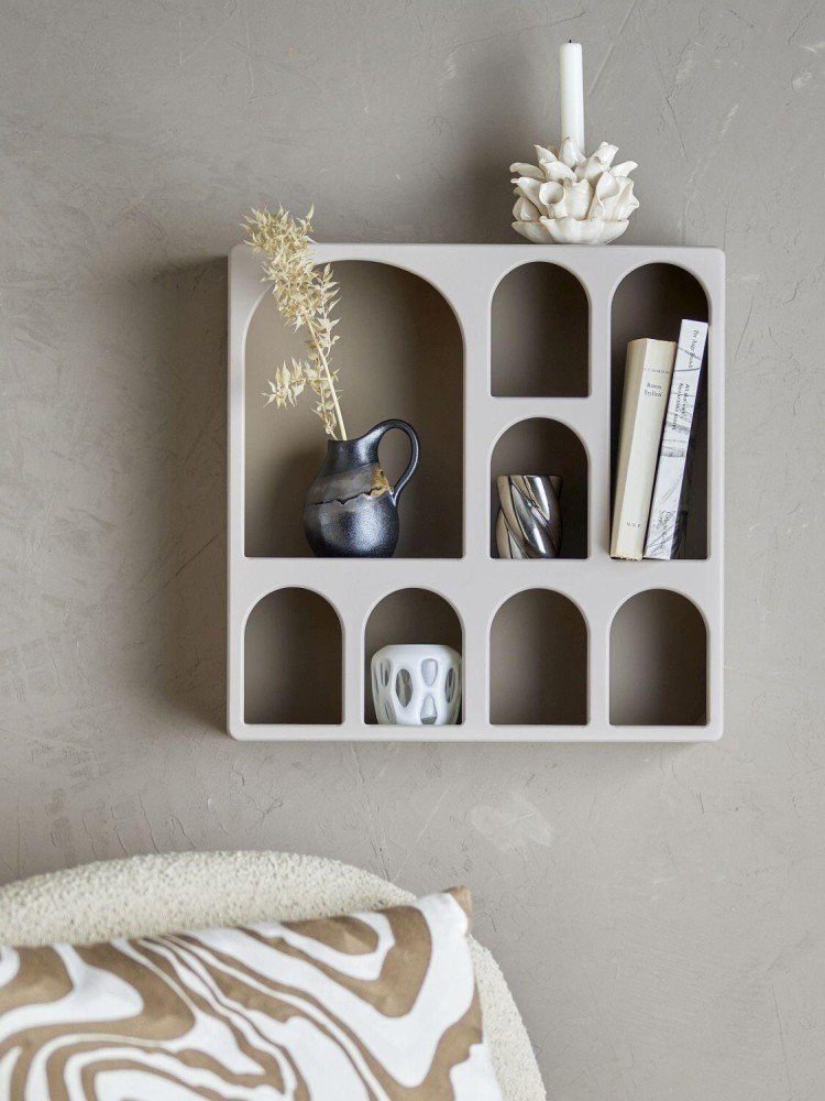 Bloomingville Graphia Bcherregal 48x48 cm, Braun
