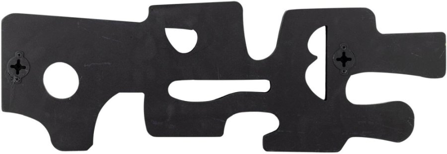 Bloomingville Sare Wanddekoration 20,5x58,5 cm, Schwarz