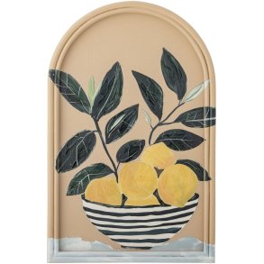 Creative Collection Limone Abbildung mit Rahmen 33x51 cm, Gelb