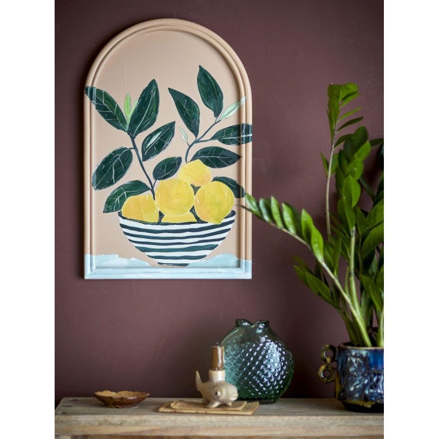 Creative Collection Limone Abbildung mit Rahmen 33x51 cm, Gelb