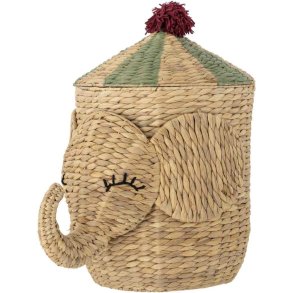 Bloomingville Mini Bobo Korb mit Deckel H50 cm, Wasserhyazinthe