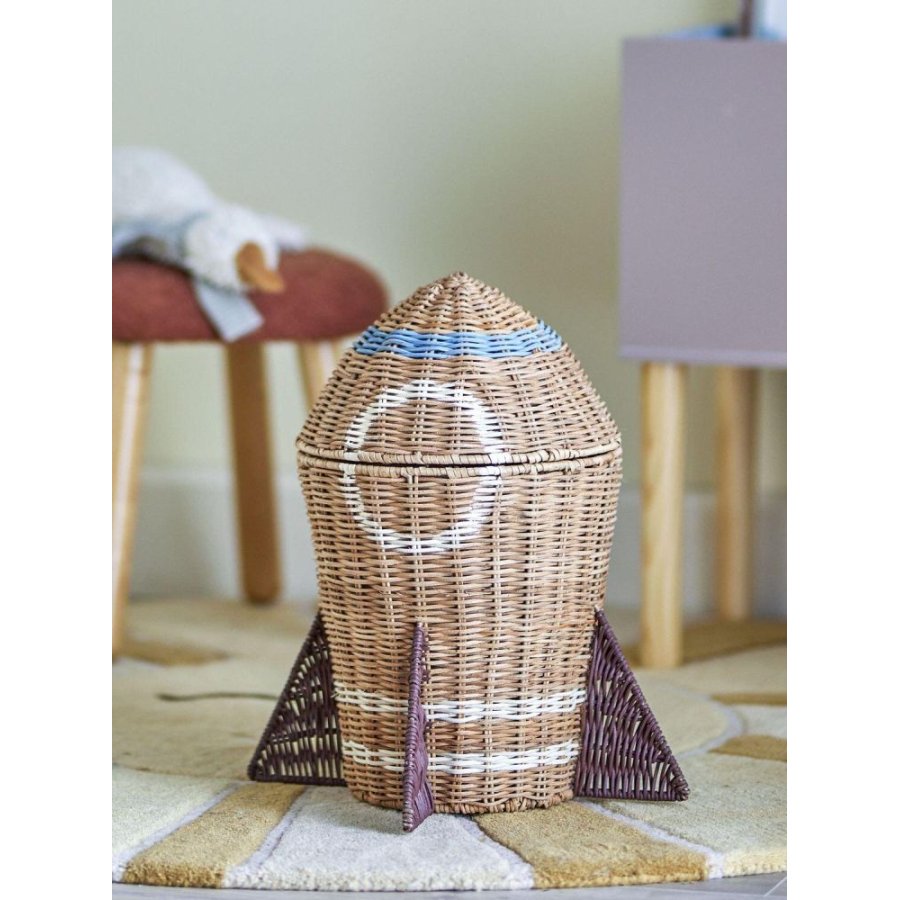 Bloomingville Mini Space Korb mit Deckel H35 cm, Rattan