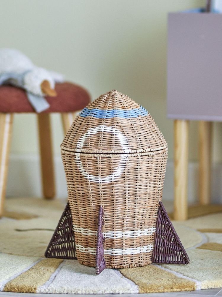 Bloomingville Mini Space Korb mit Deckel H35 cm, Rattan