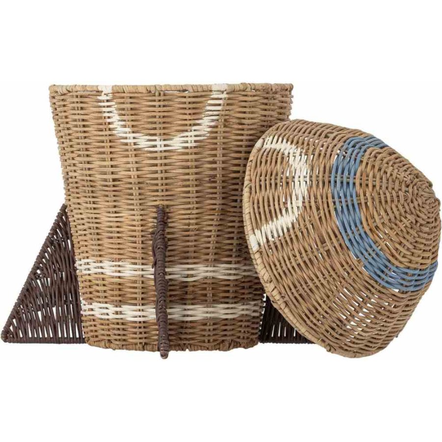 Bloomingville Mini Space Korb mit Deckel H35 cm, Rattan