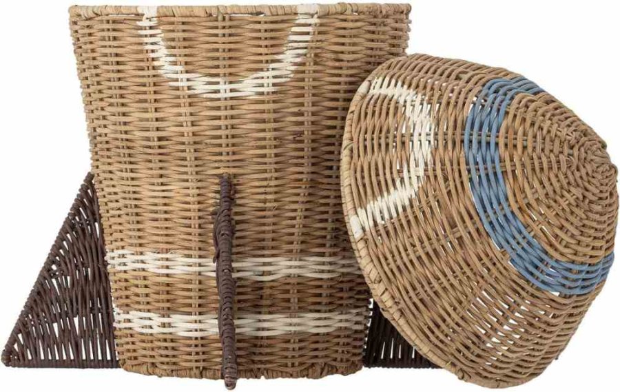 Bloomingville Mini Space Korb mit Deckel H35 cm, Rattan