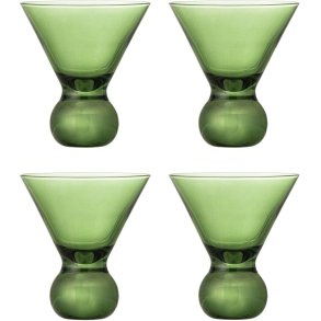 Bloomingville Corliss Cocktailglas 4er Set 16,5 cl, Grn