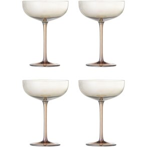 Bloomingville Aston Cocktailglas 4er Set 32,5 cl, Bronze