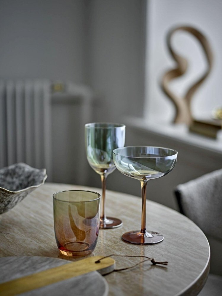 Bloomingville Aston Cocktailglas 4er Set 32,5 cl, Bronze
