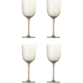 Bloomingville Aston Weinglas 4er Set 35 cl, Bronze