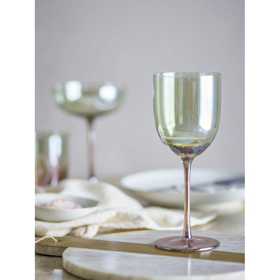Bloomingville Aston Weinglas 4er Set 35 cl, Bronze