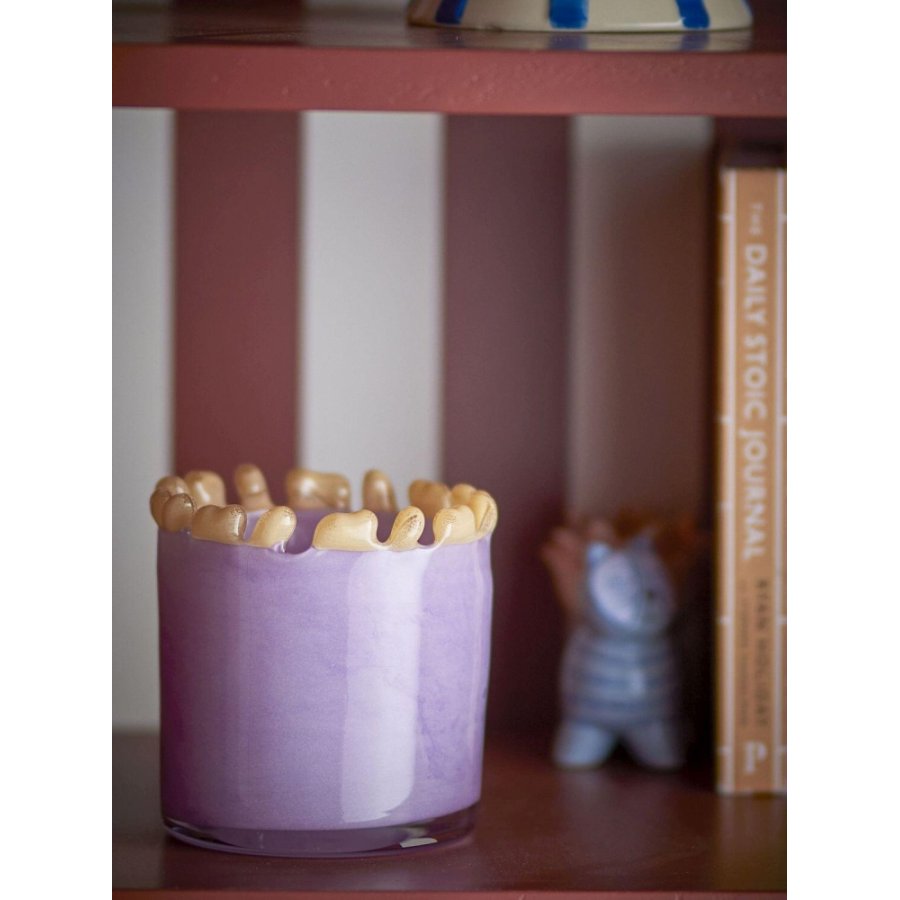 Bloomingville Edger Teelichthalter H11 cm, Purple