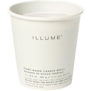 ILLUME x Bloomingville Duftkerze nachfüllen 9/H9 cm, Winter White