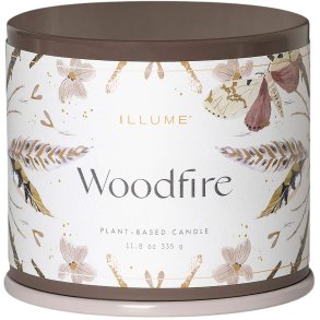 ILLUME x Bloomingville Duftkerzen 9,7/H8,5 cm, Woodfire
