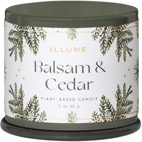 ILLUME x Bloomingville Duftkerzen 6,5/H5,7 cm, Balsam & Cedar