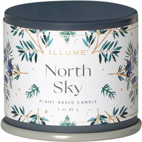 ILLUME x Bloomingville Duftkerzen 6,5/H5,7 cm, North Sky