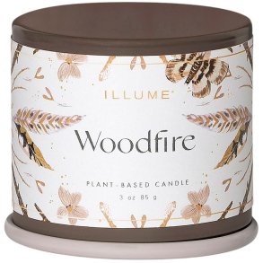 ILLUME x Bloomingville Duftkerzen 6,5/H5,7 cm, Woodfire