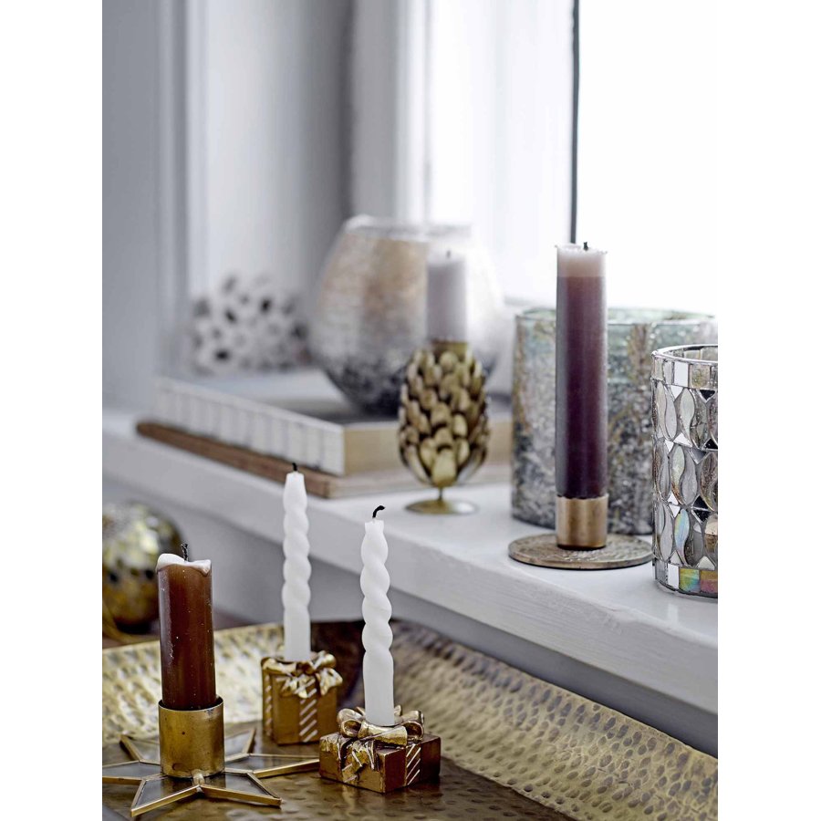 Bloomingville Twist Stearinlys 12 stk. �1,2/H11 cm, Hvid