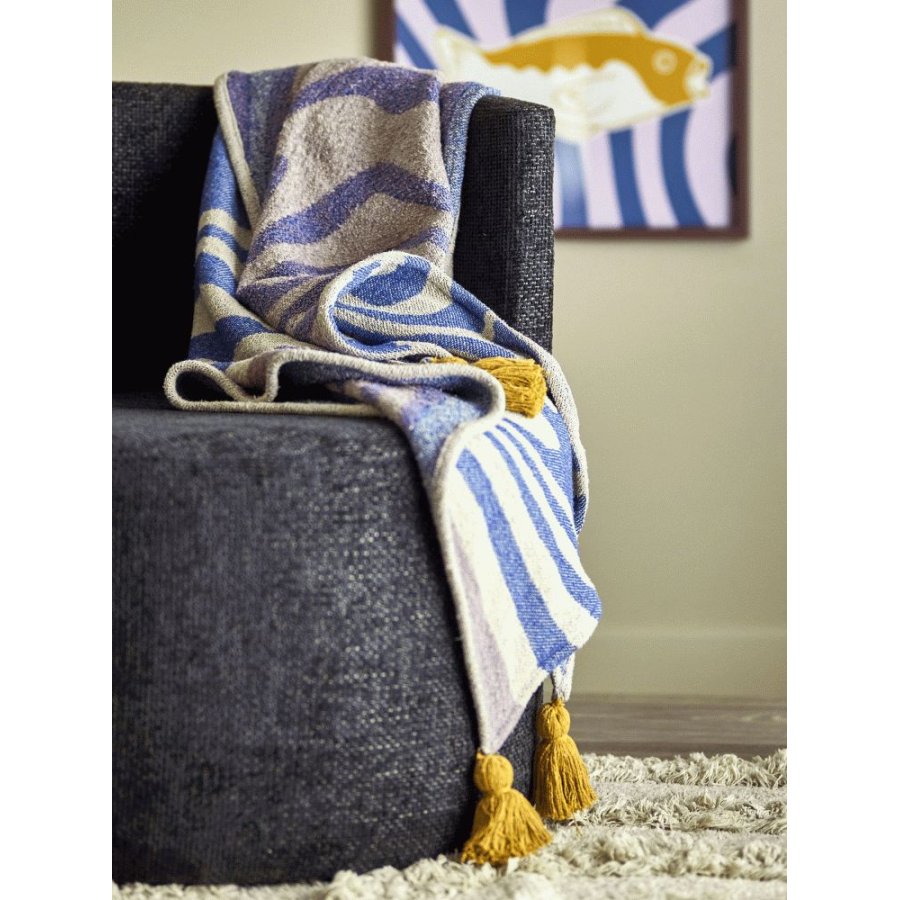 Bloomingville Arlie Plaid 130x160 cm, Bl�