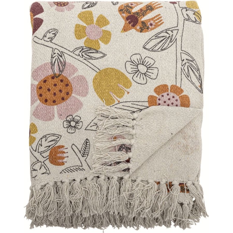 Bloomingville Vivielle Plaid 130x160 cm, Multi