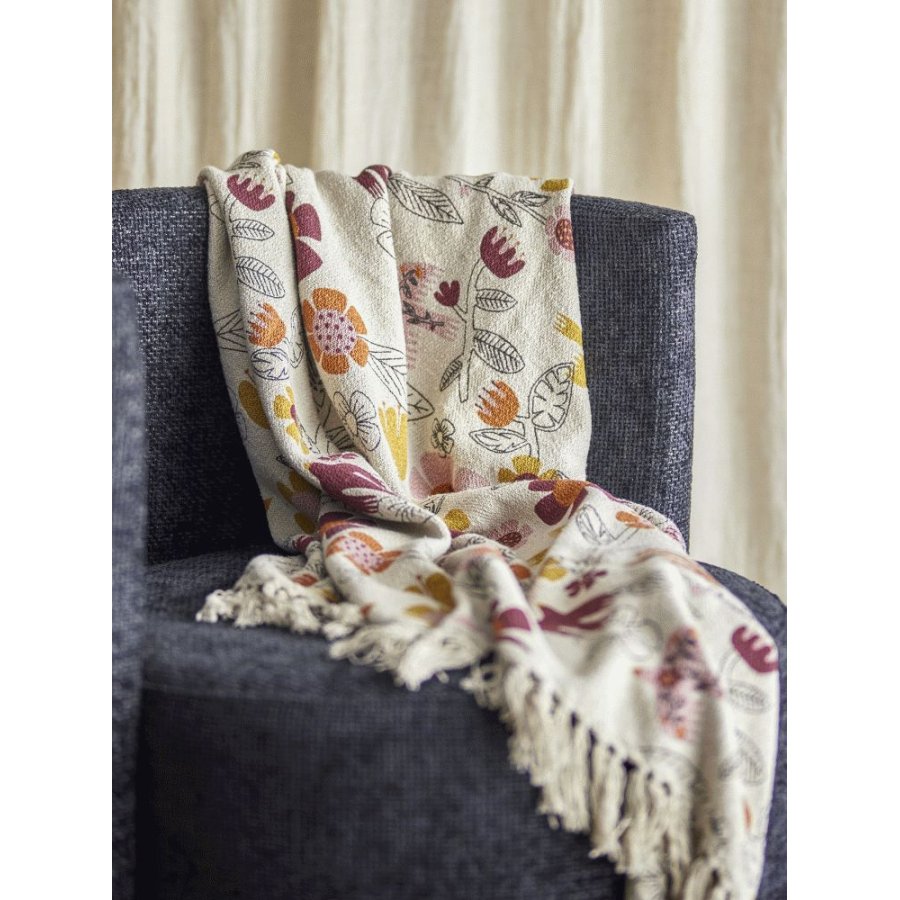 Bloomingville Vivielle Plaid 130x160 cm, Multi