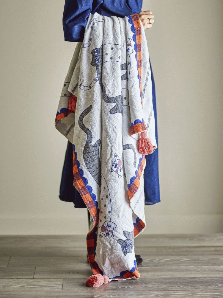 Bloomingville Missy Plaid 130x155 cm, Multi