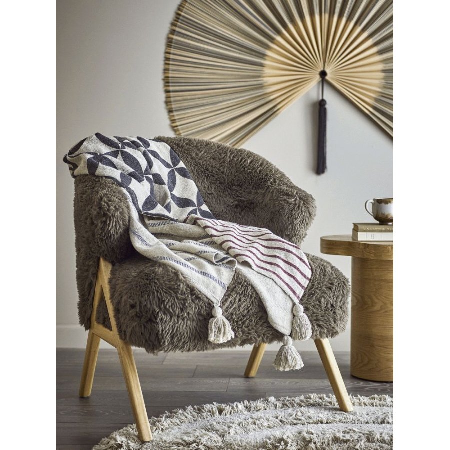 Bloomingville Forma Plaid 130x155 cm, Natur