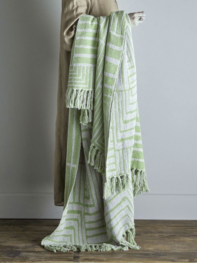 Creative Collection Velva Plaid 130x155 cm, Gr�n