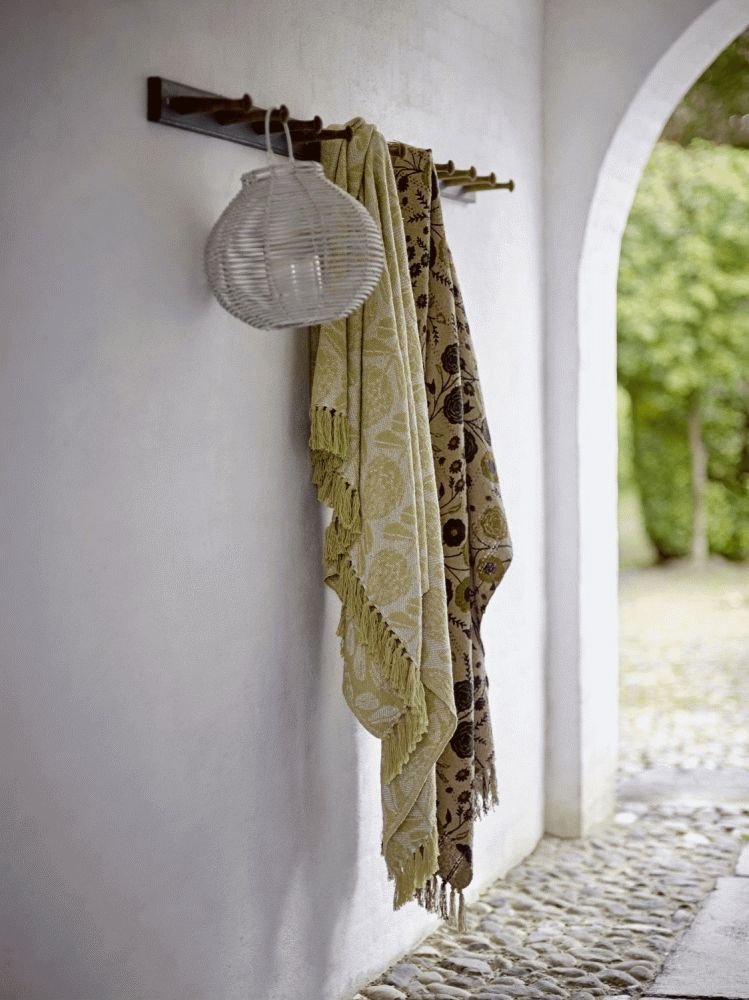 Bloomingville Pratello Plaid 130x155 cm, Gul