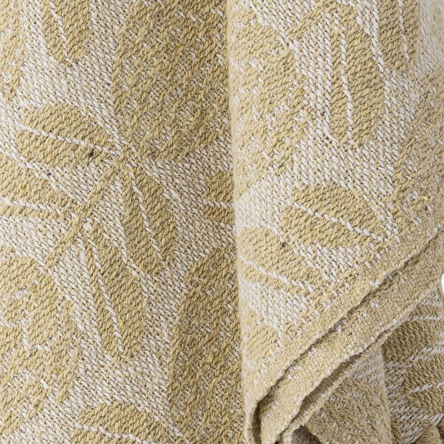 Bloomingville Pratello Plaid 130x155 cm, Gul