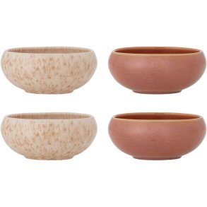 Bloomingville Roselyn Sk�l 4 stk. �14 cm, Rosa