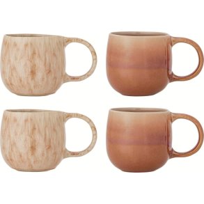 Bloomingville Roselyn Kop 4 stk. 28 cl, Rosa