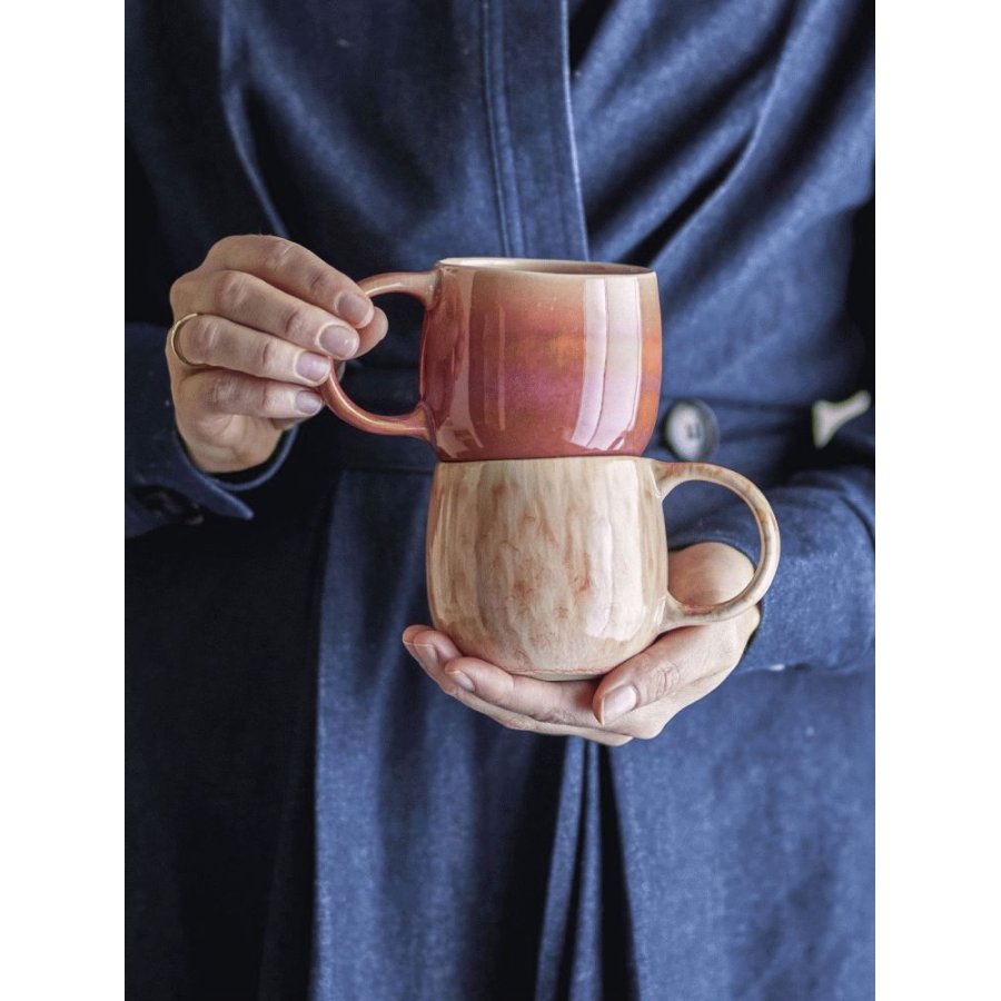 Bloomingville Roselyn Kop 4 stk. 28 cl, Rosa