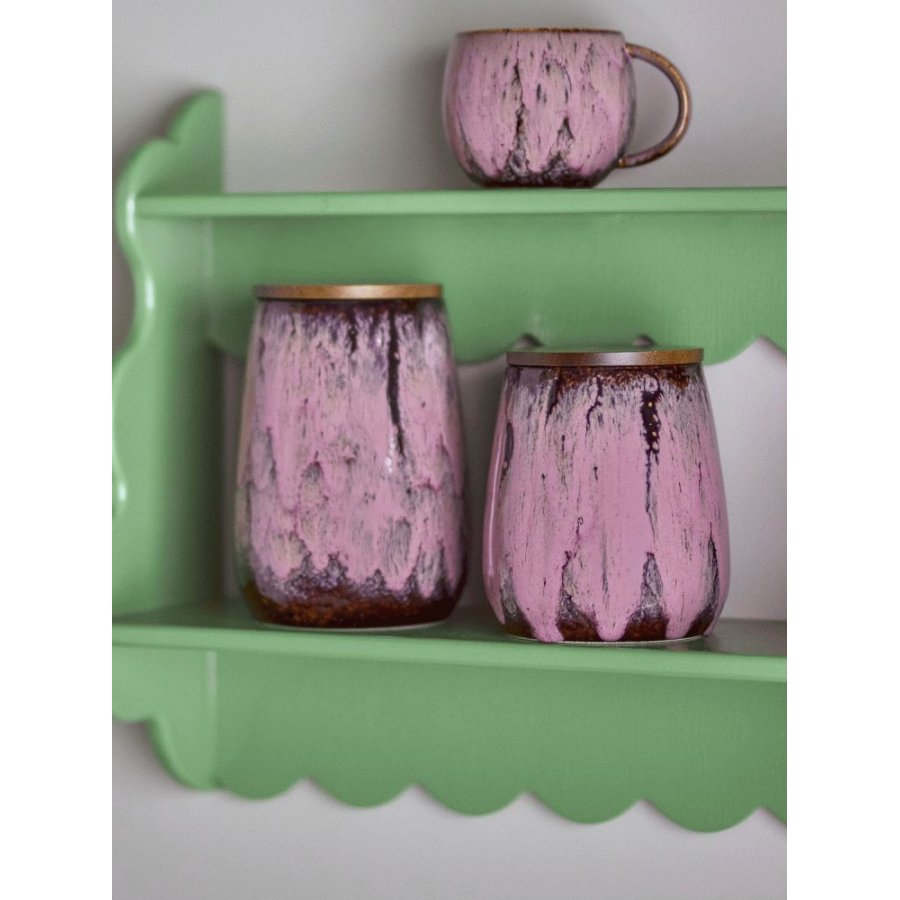 Creative Collection Rayen Krukke m. L�g H14,5 cm, Rosa