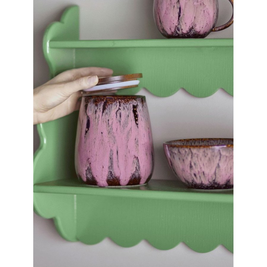 Creative Collection Rayen Krukke m. L�g H14,5 cm, Rosa