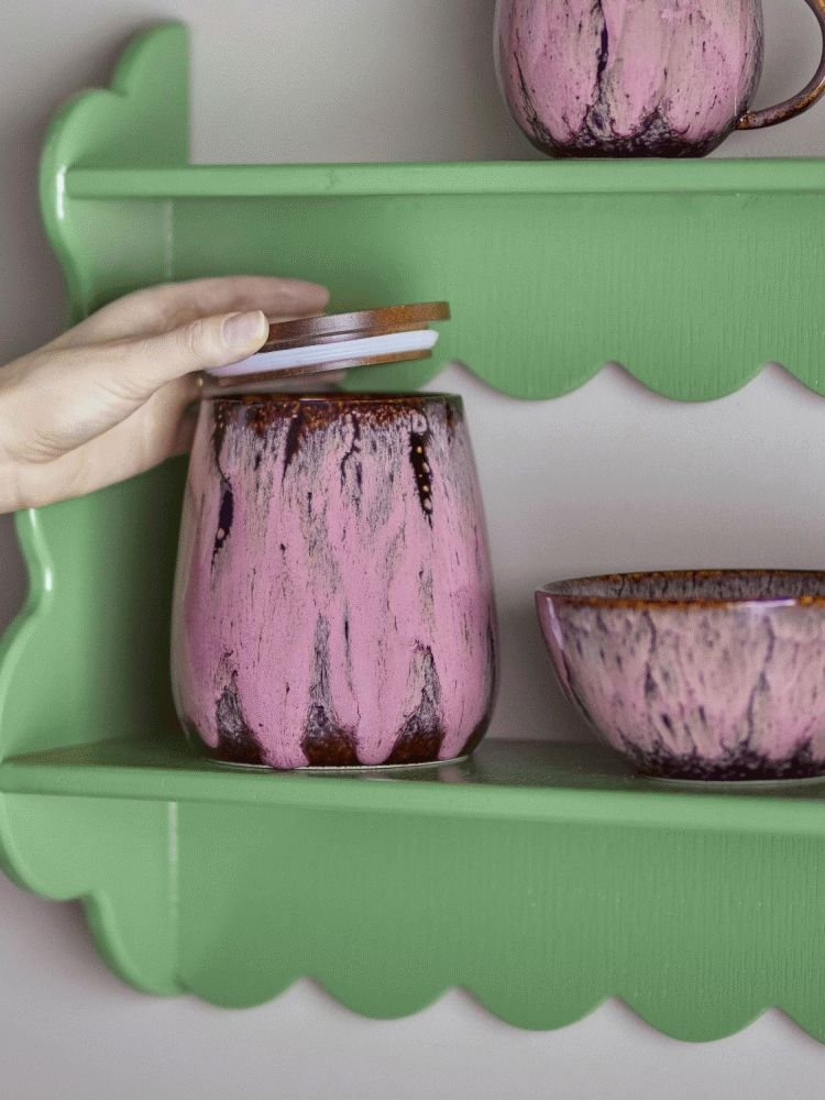 Creative Collection Rayen Krukke m. L�g H14,5 cm, Rosa