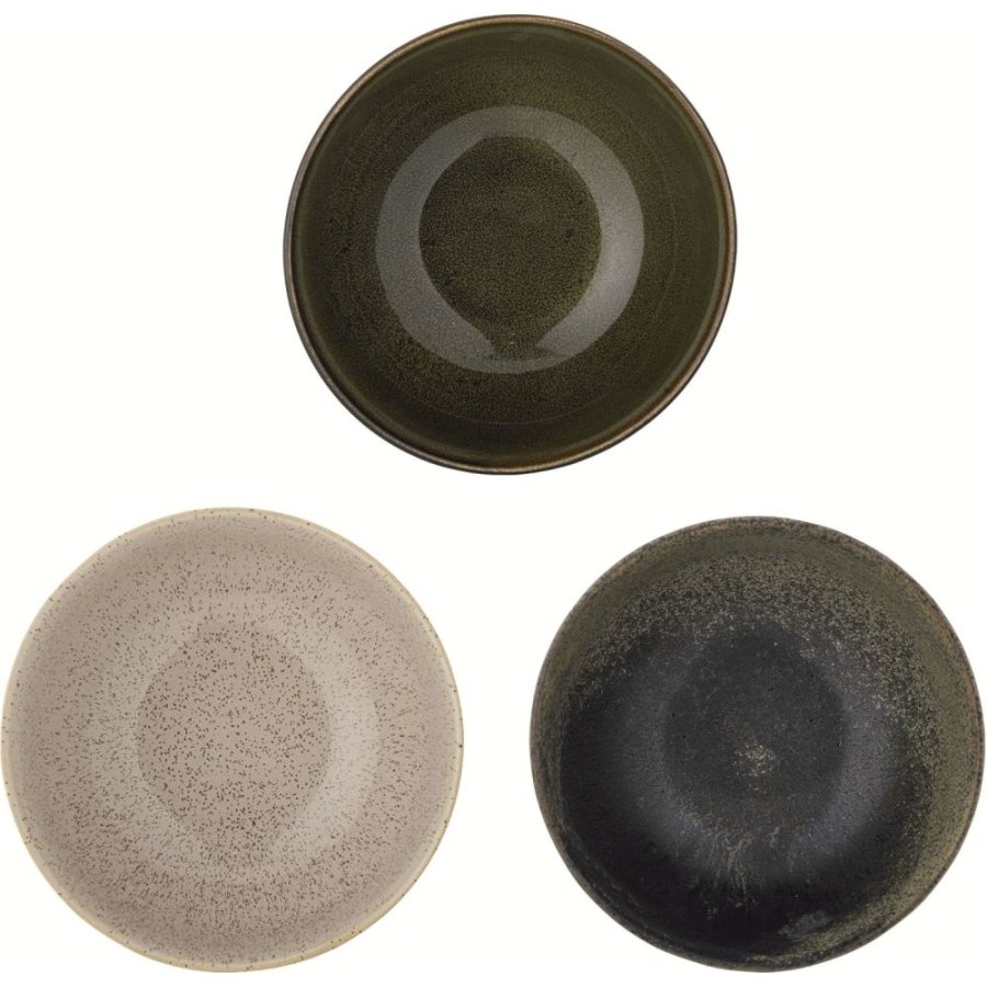 Bloomingville Addison Sk�l 3 stk. �16 cm, Gr�n