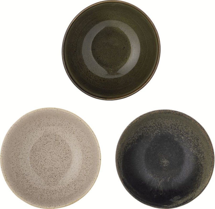 Bloomingville Addison Sk�l 3 stk. �16 cm, Gr�n